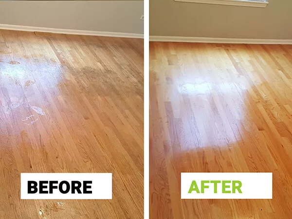 Wood floor buffing and urethane recoating Chicago - fast drying protection and gloss