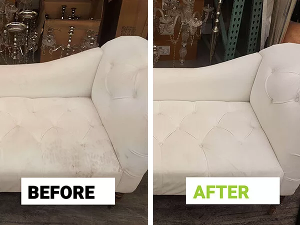 Leather couch cleaning Chicago - gentle hand cleaning and conditioner restore softness